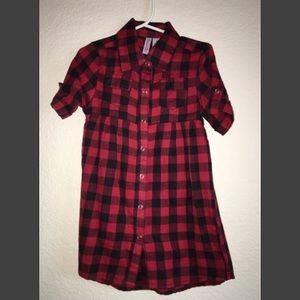Little girls plaid dresses
